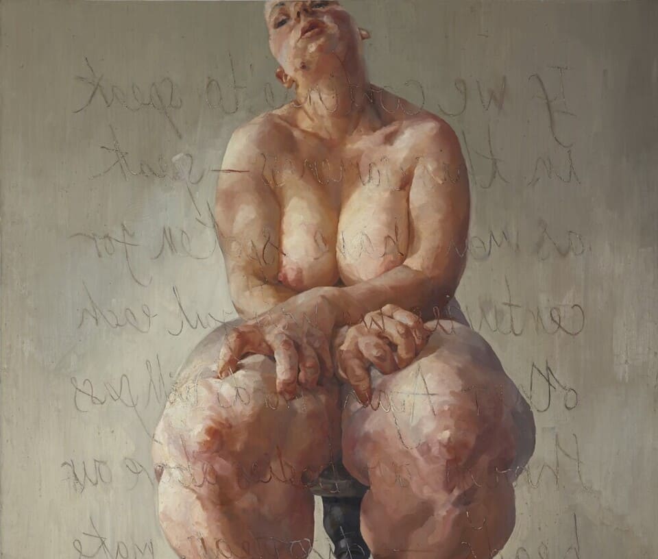Jenny Saville, Propped, 1992 samtida konstverk