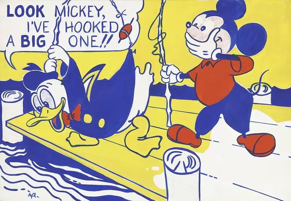 Roy Lichtensteins Look Mickey, 1961