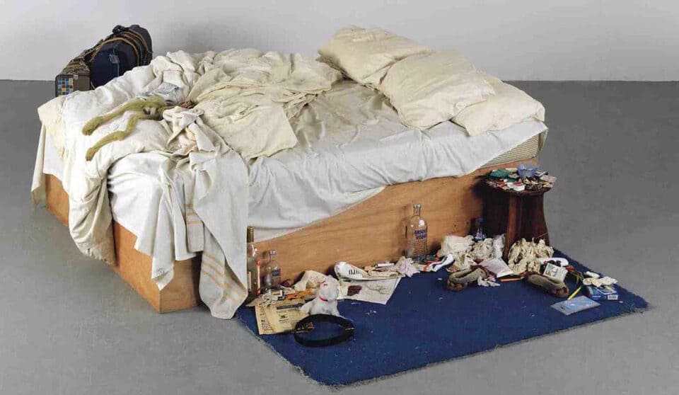 Tracey Emin, My Bed, 1998 samtida konstverk